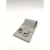 Superdrug SVNX Multi-Layer Circle Silver Stud Earrings, 2.5cm x 1.8cm- Buy online at McGrocer