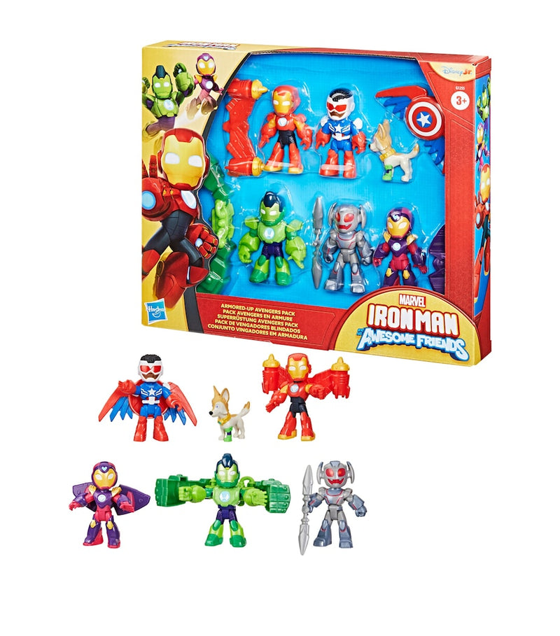 Marvel Iron Man Avengers figurine set with 6 figures, imported from the UK