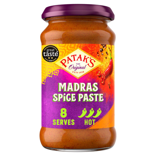 Patak's Madras Spice Paste 283g Indian Sainsburys   