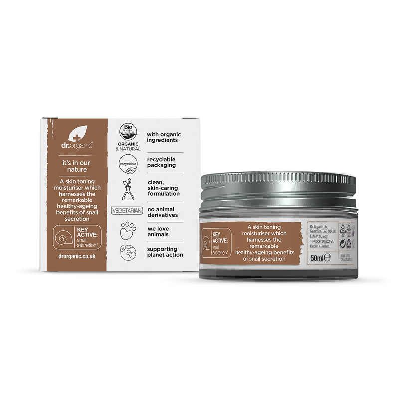 Dr Organic snail gel cream 50ml - British product