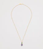 Emily P. Wheeler tanzanite heart necklace yellow gold, UK version