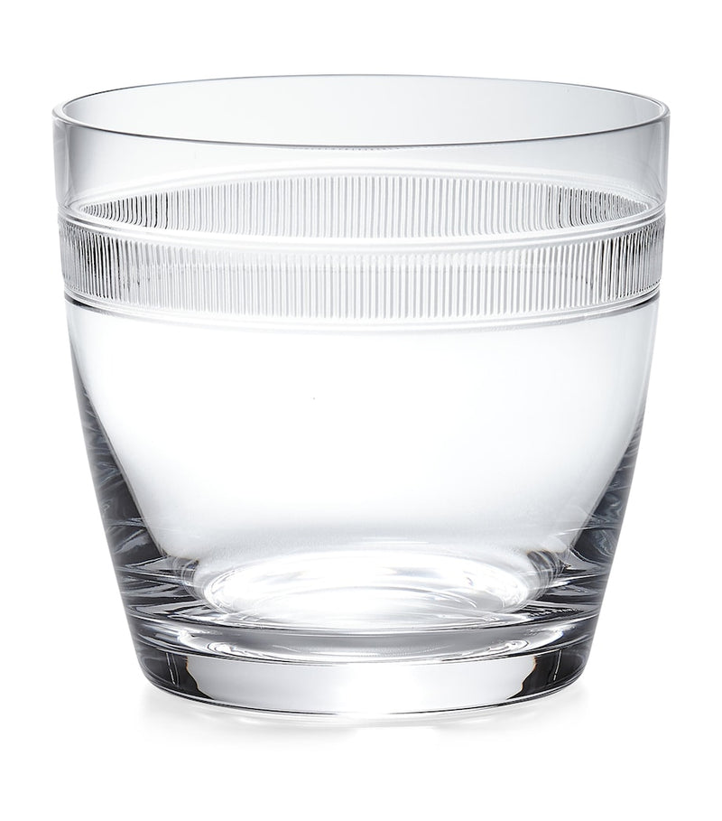 Ralph Lauren Home Langley ice bucket with intricate etchings, imported from the UK