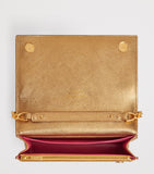 Schiaparelli mouth clutch bag leather with lip motif - British product