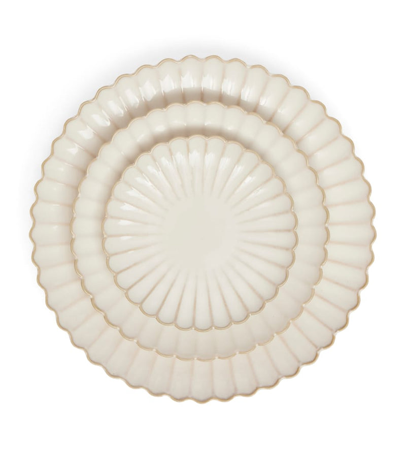 Maison Margaux shell dinner plates set of 4 26cm, UK version