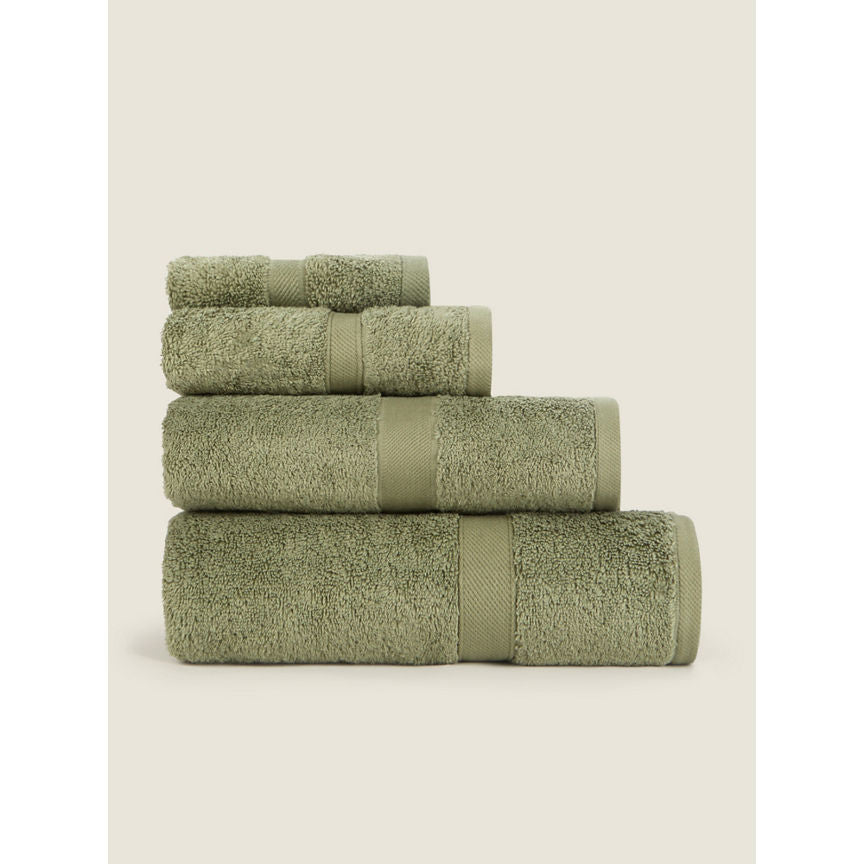 George Home Sage Green Super Soft Hand Towel - McGrocer