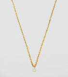 Anita Ko yellow gold pear diamond chain necklace, UK version