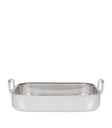 Harrods Le Creuset 3-Ply Stainless Steel Rectangular Roasting Pan- Buy online at McGrocer