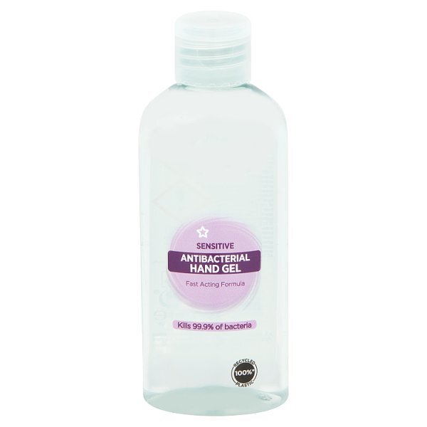 Superdrug Sensitive Antibacterial Hand Sanitizer Gel 100ml GOODS Superdrug