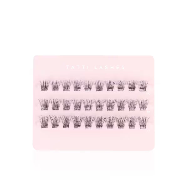 Tatti Lashes Natural Pre-Glued Individuals False Eyelashes (British brand)