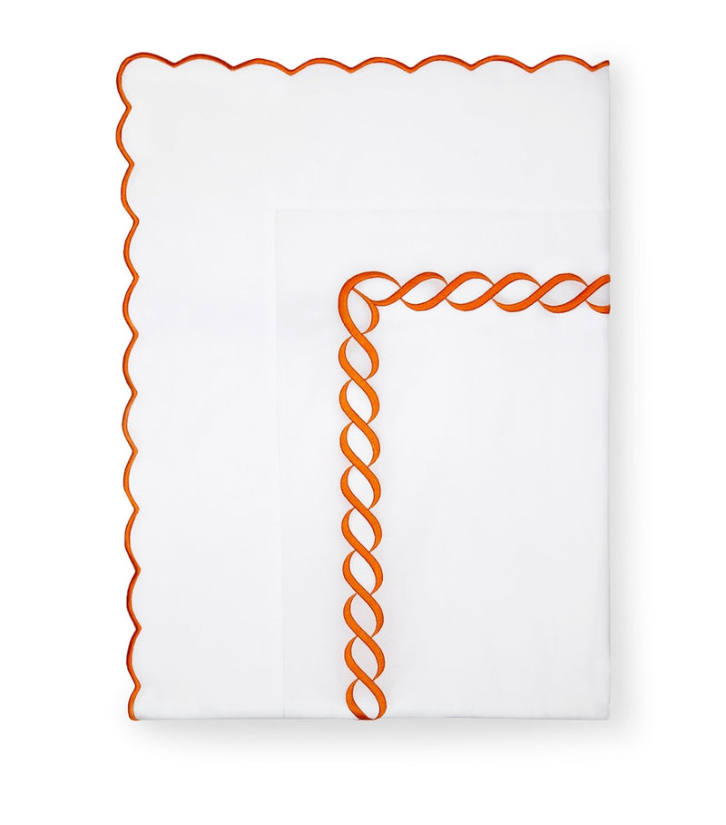 Pratesi Treccia Egyptian cotton flat sheet king size - British product