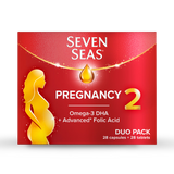 Holland & Barrett Seven Seas Pregnancy 28 Tablets & 28 Capsules Prenatal Vitamin Supplement 1 Month Supply- Buy online at McGrocer