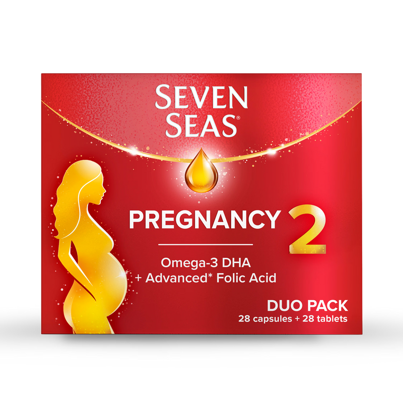 Seven Seas pregnancy vitamins tablets and capsules 1 month supply (British brand)