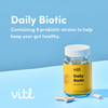 Vitl Daily Biotic probiotic capsules 30 Capsules (British brand)