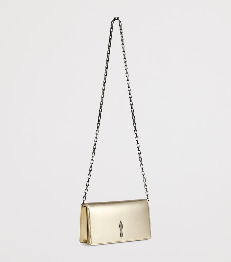 Christian Louboutin Bettina lambskin clutch bag - British product