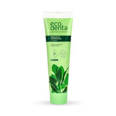 Ecodenta Whitening Zahnpasta mit Minzöl und Salbei-Extrakt 100ml