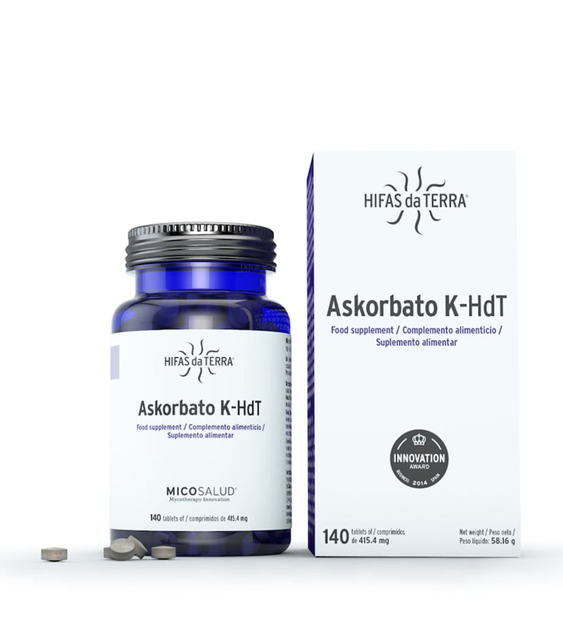 Hifas da Terra Askorbato K-Hdt 70 tablets, imported from the UK
