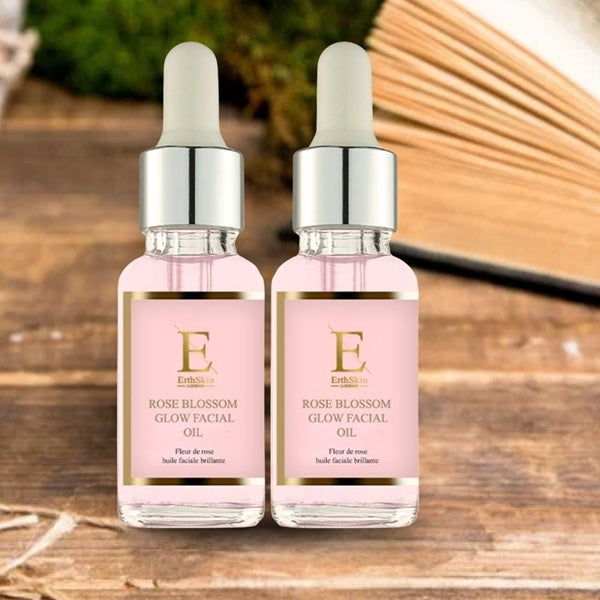 ErthSkin Rose Blossom Glow Facial Oil 30ml - British product