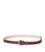 Harrods Brunello Cucinelli Textured Leather Belt- Buy online at McGrocer