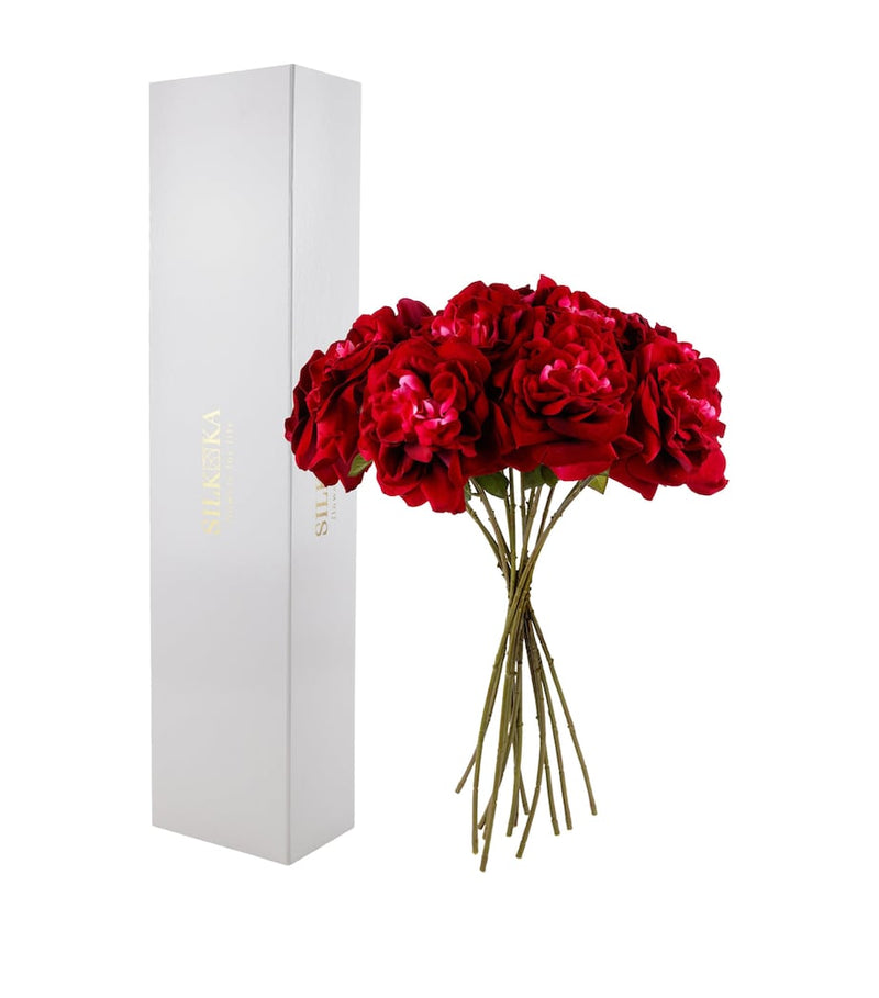 Silk-ka artificial rose bouquet 65cm, UK version