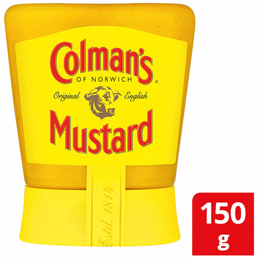 Colman's Original English Squeezy Mustard 150g GOODS Sainsburys   