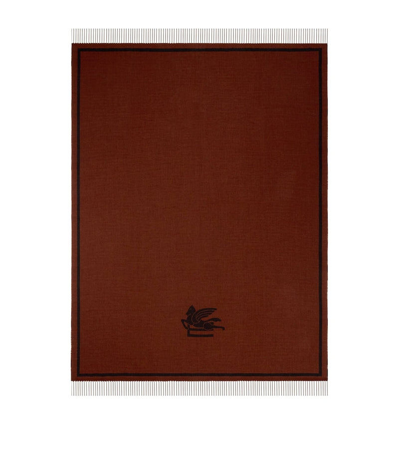 Etro wool Boyd throw 180cm x 140cm - British product