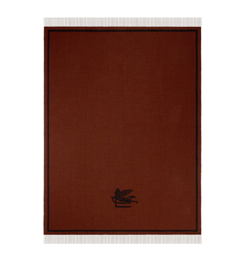 Etro wool Boyd throw 180cm x 140cm - British product