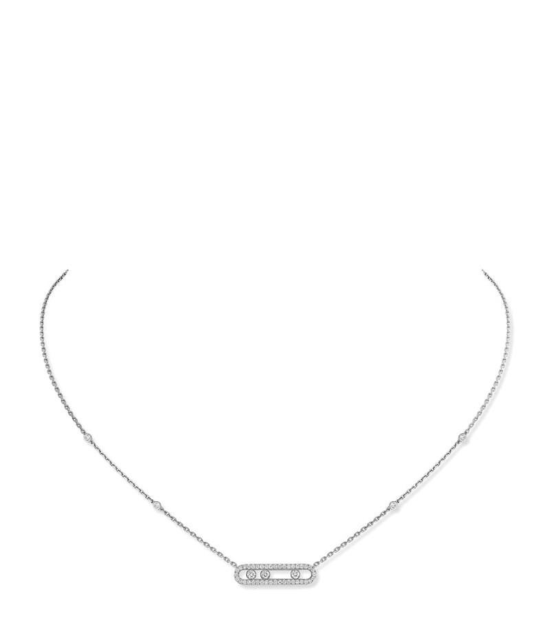 Messika Move Classique diamond pendant necklace, 0.33 carat, UK version