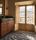 The Rug Company wool Folk Slate rug 2.74m x 1.83m (British brand)