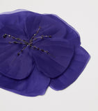 Marina Rinaldi silk organza flower brooch - British product