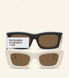 Prada rectangular sunglasses tortoiseshell finish, UK version