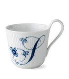 Royal Copenhagen Fluted Alphabet porcelain mug, imported from the UK