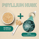 Prowise psyllium husk supplement with acidophilus 10000mg (British brand)