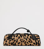 Alaïa Le Teckel leopard print clutch bag, imported from the UK
