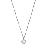 Harrods Chopard Happy Diamonds Icons White Gold and Diamond Pendant Necklace- Buy online at McGrocer