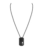 Messika Move Black Titanium and Diamond Large Pendant Necklace - British product