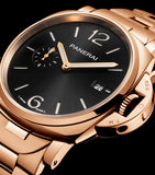Panerai Luminor Due rose gold watch 42mm (British brand)