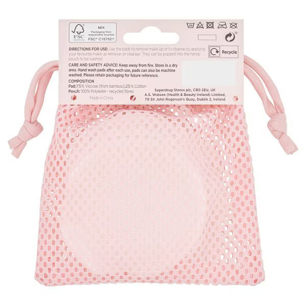 Studio 8 Reusable Make Up Remover Pads (British brand)