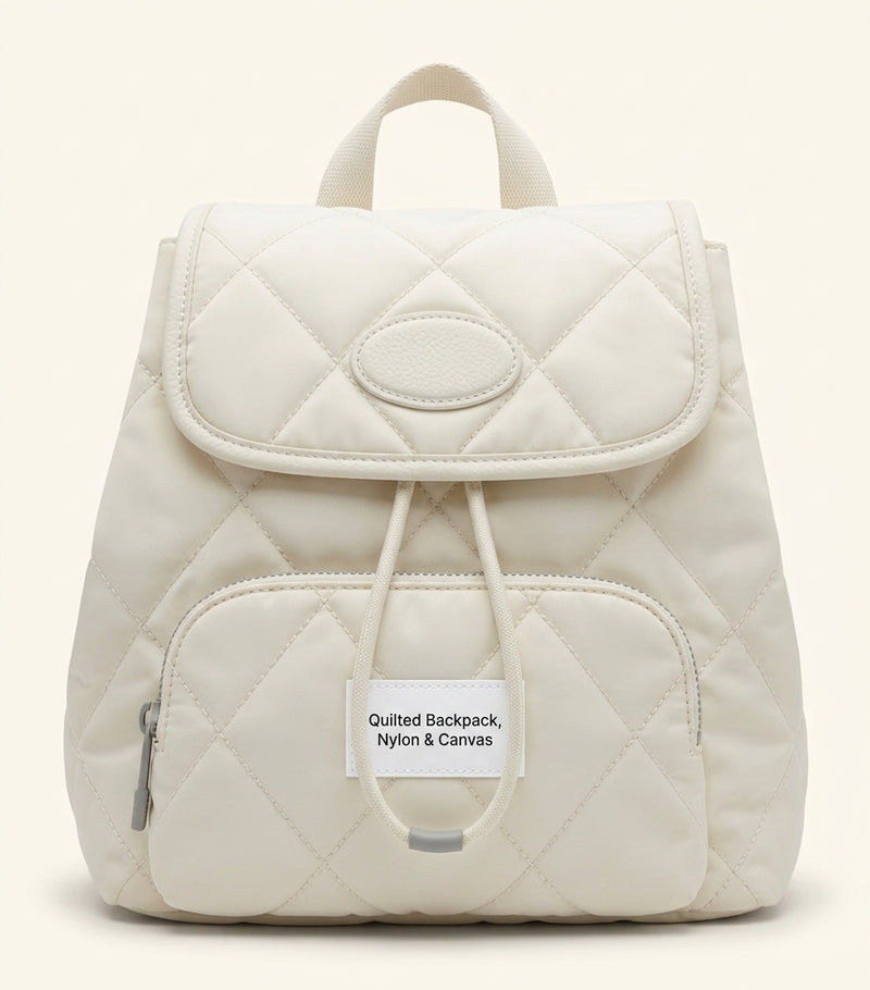 Burberry mini quilted backpack with Equestrian Knight Design, UK version