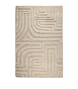 Harrods The Rug Company Wool Folk Ivory Rug 3.05m x 2.44m- Buy online at McGrocer