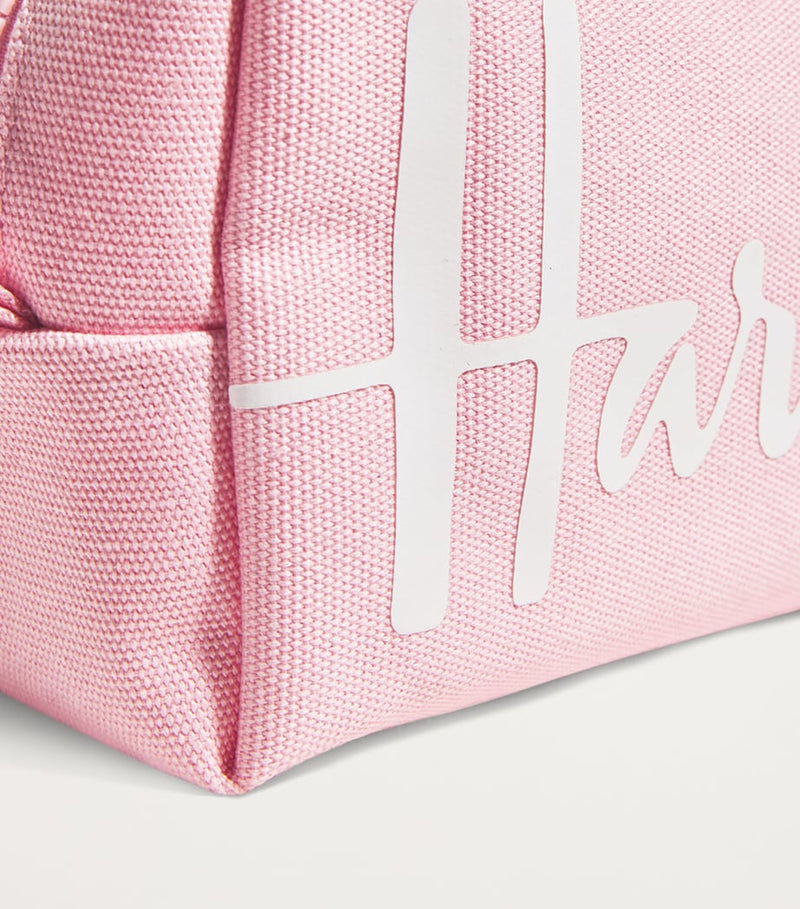 Harrods cotton logo cosmetics bag, UK version