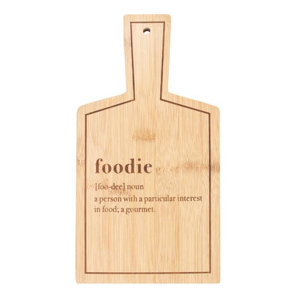 Something Different Foodie Bamboo Chopping Board 27cm (British brand)