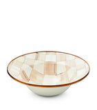 MacKenzie-Childs Mocha Check breakfast bowl 19cm (British brand)