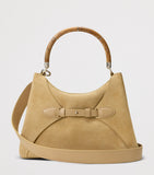 Ralph Lauren Collection top-handle bag in calfskin, imported from the UK