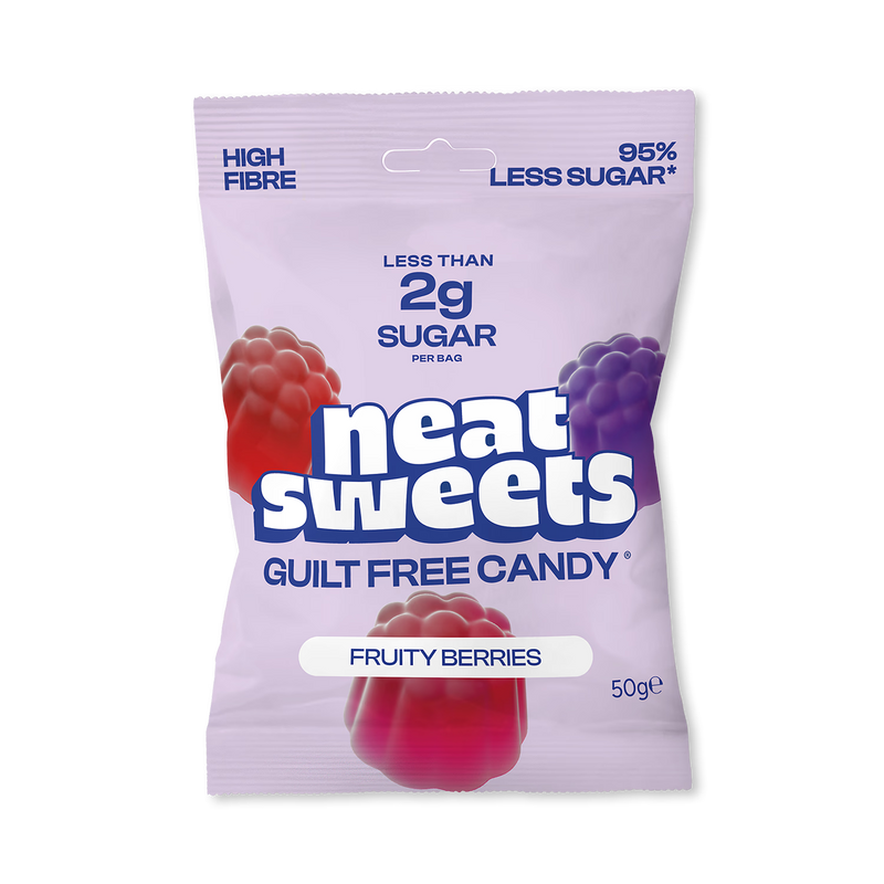 Neat Sweets gummy bears fruity berry 50g, UK version