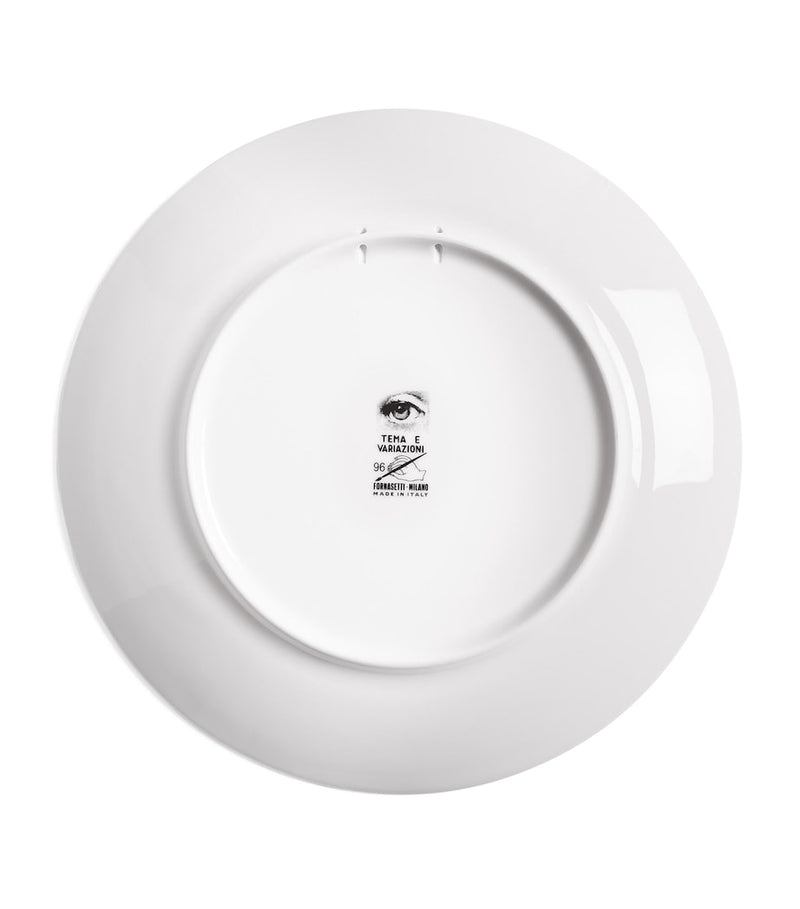 Fornasetti Tema e Variazioni ceramic wall plate 26cm - British product