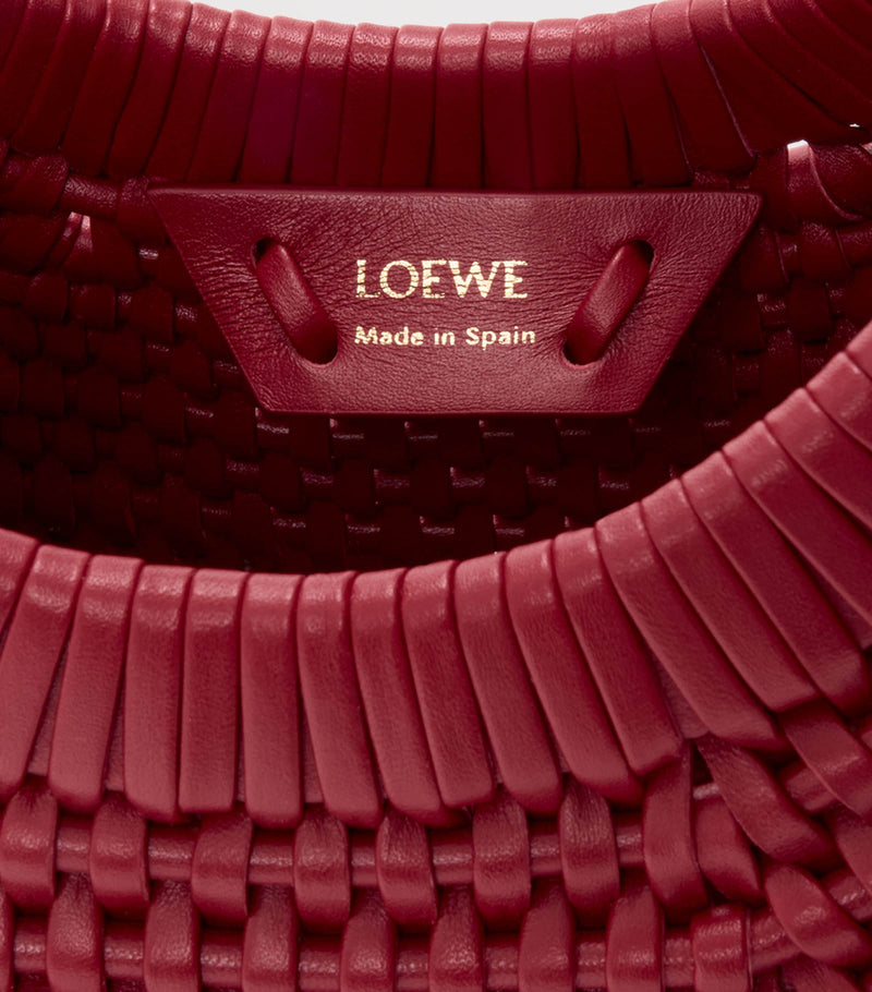 LOEWE Diamond top-handle leather bag, UK version