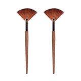 Dr Botanicals Coffee Ground Fan Brush duo set, imported from the UK
