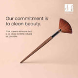 Dr Botanicals Coffee Ground Fan Brush duo set, imported from the UK