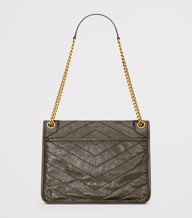 Saint Laurent Niki shoulder bag calfskin leather (British brand)