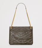 Saint Laurent Niki shoulder bag calfskin leather (British brand)